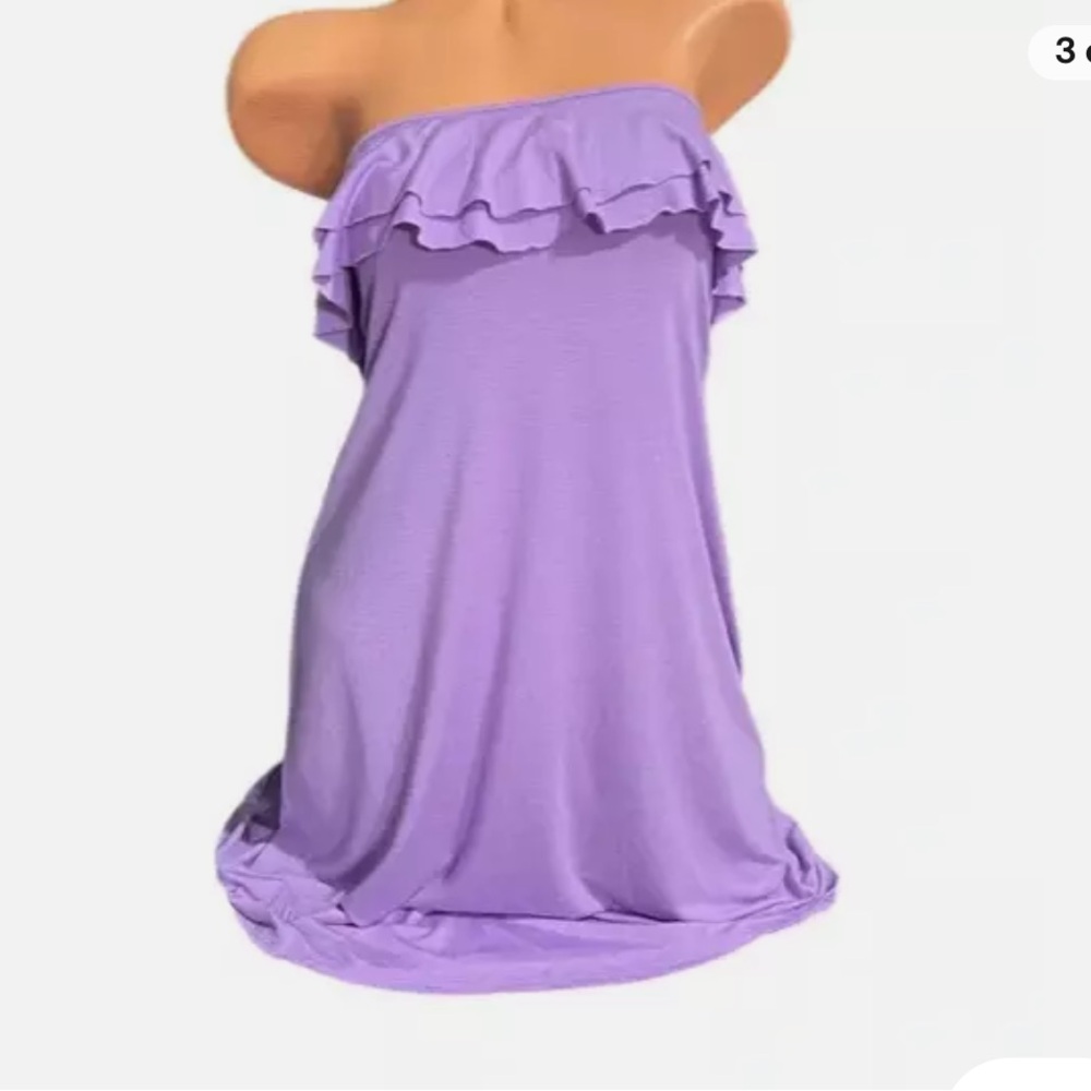 Victoria Secret lilac purple swim coverup